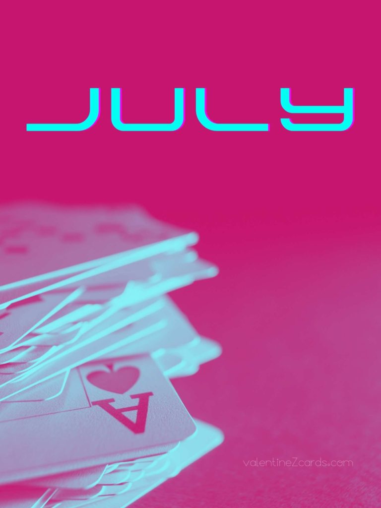 Birth Card for people born in July