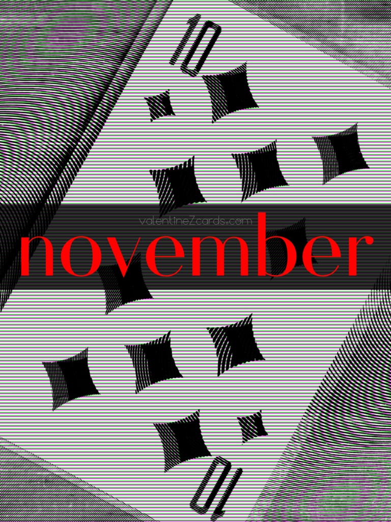 Birth Cards for people born in November