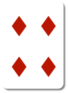 Four of Diamonds | Cards of Truth Birth Card Spreads