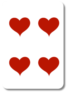 Four of Hearts | Cards of Truth Birth Card Spreads