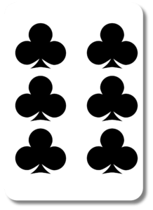 Six of Clubs | Cards of Truth Birth Card Spreads